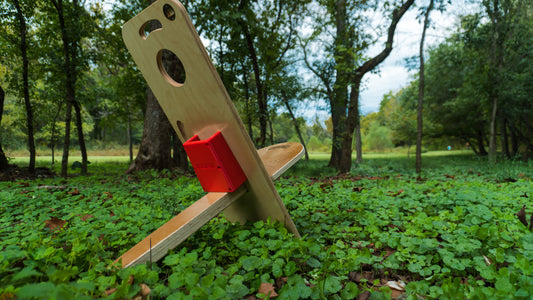 Discover the Perfect Holiday Gift: The 'Cornhole Camp Chair' from 'Morii', Locally Crafted in Northwest Arkansas"